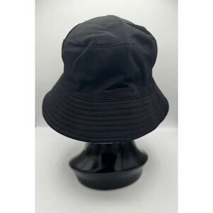 Bucket Hat Unisex One Size Black Pink Reversible Green Leaf Stitched